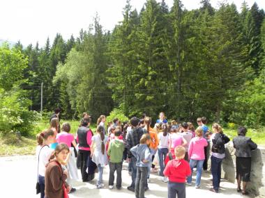 Copiii grupului de cateheza al parohiei noastre, in pelerinaj la manastirile din Prahova si Arges