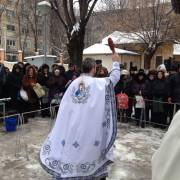 Sfințirea Aghiasmei Mari la sărbătoarea Botezului Domnului