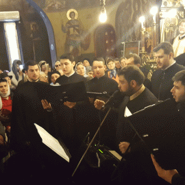 Cantari pre-pascale in biserica parohiala