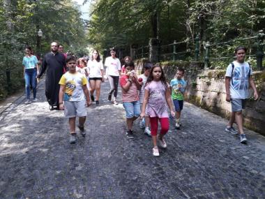 Excursie cu tematică montană pentru copiii grupului de cateheză ”Sf. Cuvioasă Parascheva”