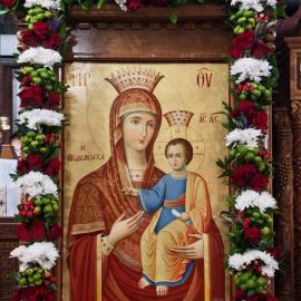 O COPIE A ICOANEI MAICII DOMNULUI PRODROMIȚA ESTE CINSTITĂ ÎN BISERICA PAROHIEI NOASTRE