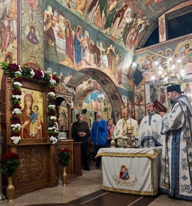 PRAZNICUL INTRĂRII MAICII DOMNULUI ÎN BISERICĂ - ADUCEREA COPIEI ICOANEI PRODROMIȚA ÎN BISERICA NOASTRĂ