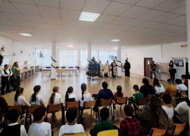 TAINA SFÂNTULUI MASLU OFICIATĂ LA CENTRULUI DE ZI ”HARAP ALB” DIN CUPRINSUL PAROHIEI NOASTRE